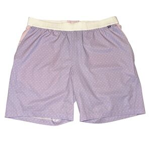 Remington Reynolds Men’s Hybrid Active Shorts Purple Flamingo Size Large